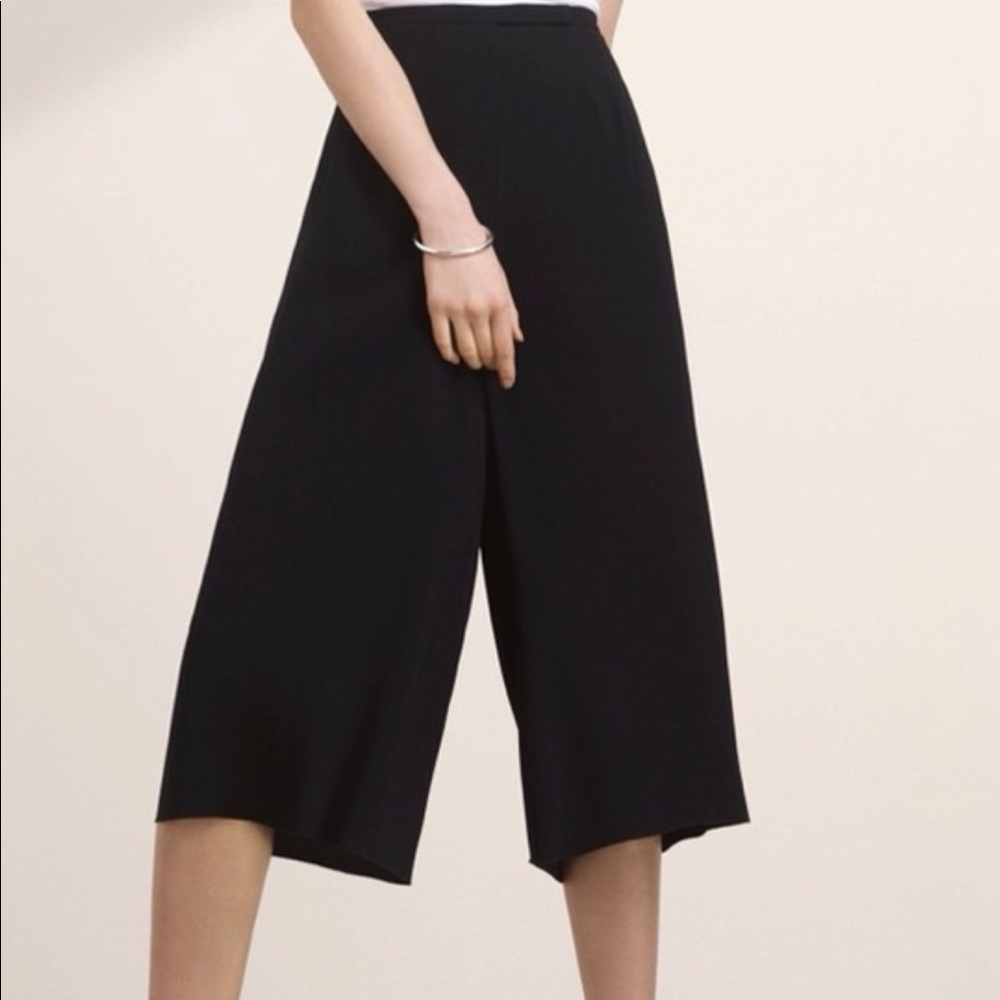 Babaton Aritzia Black Wide Leg Pants Size 2